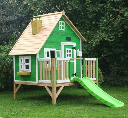 Как да се изгради дървена къща за деца с ръцете си