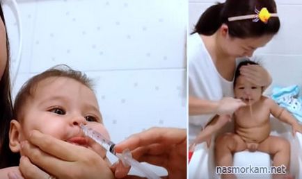 Как да се измие техника носа на бебето