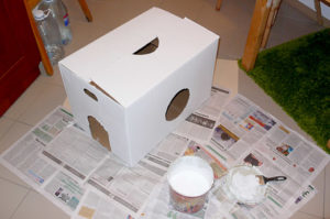 Как да си направим къща за котката от кутията и какви са ползите от него