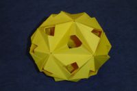 Как да си направим icosahedron от хартия в стъпки 1