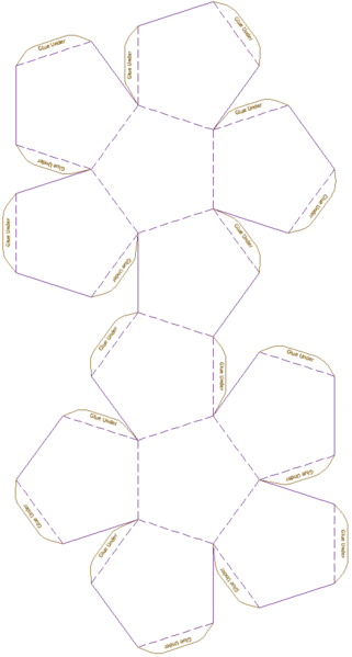 Как да си направим ikosaeder хартия (хартия, за да се направи icosahedron) Как да си направим хартия ikosaeder