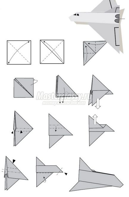 Как да си направим хартиени самолетчета, която лети на 30-стъпка идеи и майсторски класове със снимки