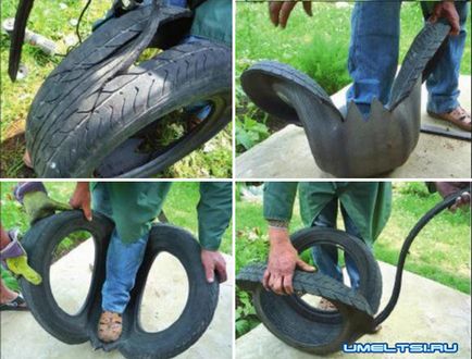 Как да си направим лебед гуми