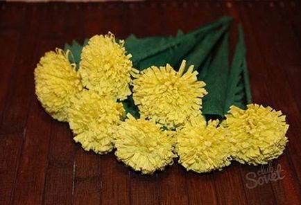Как да си направим цветя от салфетки