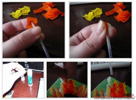 Как да направите плосък и триизмерна апликация от цветна хартия, различни видове приложения и стъпка