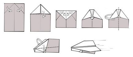 Как да си направим самолет хартия навън - стъпка по стъпка ръководство