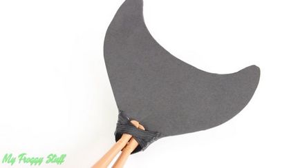 Как да си направим опашка на русалка в дома правите бързо и красиво изработени от хартия