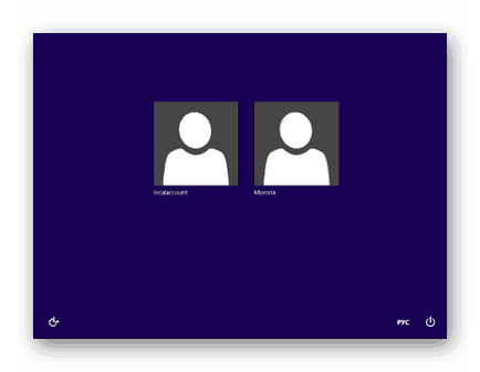 Как да смените потребителя в Windows 8
