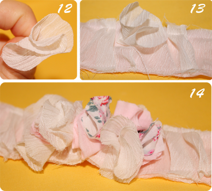 Как да шият лента за глава