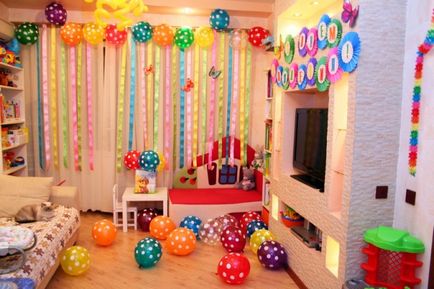 Как да украсят стаята за парти за рожден ден със собствените си ръце
