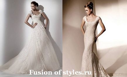 Как да изберем сватбена рокля за типа фигура, сливане на стилове
