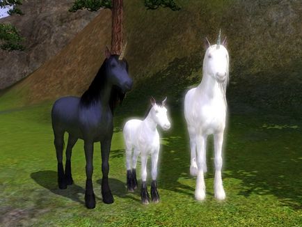 Как да си направим еднорог Sims (Sims направи еднорог) Както и в The Sims да еднорога