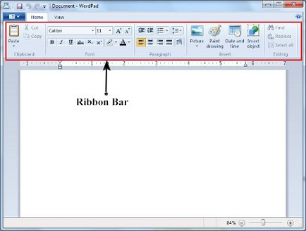В WordPad направи разделянето на листовете В WordPad направи разделянето на листовете