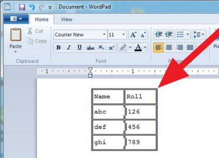 В WordPad направи разделянето на листовете (да се направи разделение на страницата) В WordPad направи разделянето на листовете