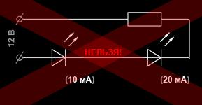 Що се отнася до светодиод 220-2