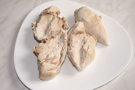 Calorie варено пилешко бяло месо