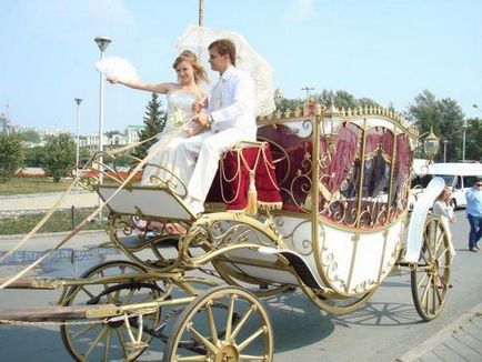 Превозът за сватбата - на булката и младоженеца - идеите за сватба - брилянтен сватба