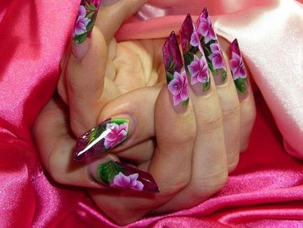 Китайска живопис върху нокти Фото 100 нокти за начинаещи