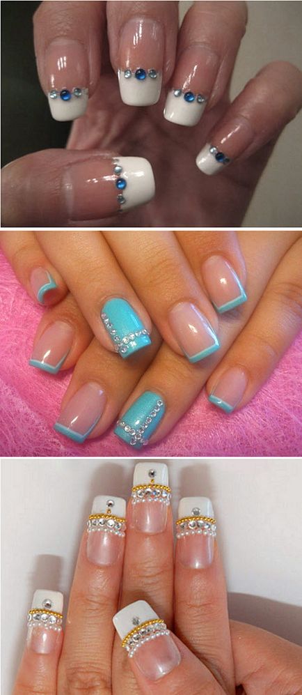 Красив дизайн с кристали Nails