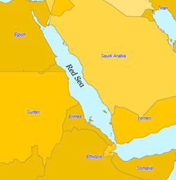 Червено море (Red Sea карта) червено море
