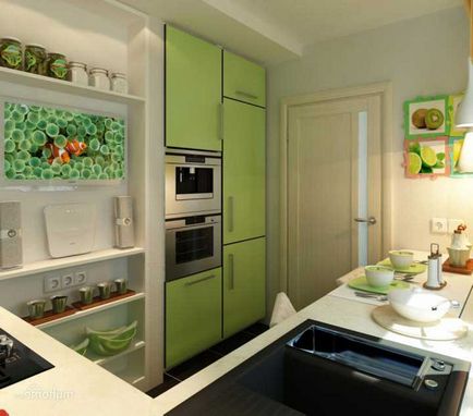 Най-добрите идеи кухненски дизайн 6 квадратни метра