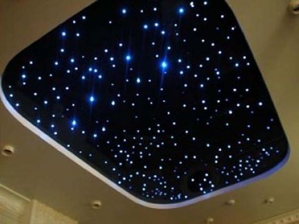 Окачен таван галактика - космическата приказка в дома си - монтаж на окачени тавани в Москва