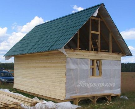 Начинаещи 6x4 рамка къща със собствените си ръце за един сезон! (40 снимки), сибирски домакинство