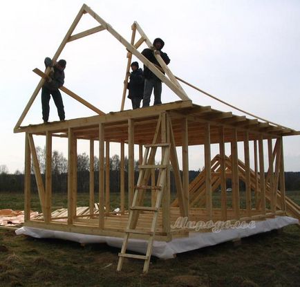 Начинаещи 6x4 рамка къща със собствените си ръце за един сезон! (40 снимки), сибирски домакинство (им) Начинаещи 6x4 рамка къща със собствените си ръце за един сезон! (40 снимки), сибирски домакинство