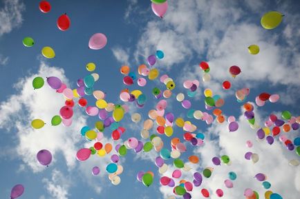 Пуснете желанието да се използват балони - вие - богинята - уеб сайт, който носи щастие