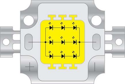 Свързване на Power LED 5 и 12 волта схема описанието