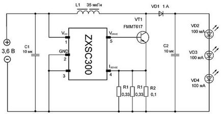 Свързване на Power LED 5 и 12 волта схема описанието