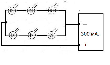 Свързване LED изчисляването на резистор, LED шофьор