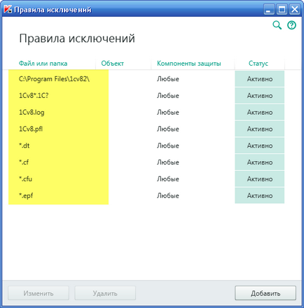 Подробности за това как да добавите изключение Kaspersky - прости до комплекса