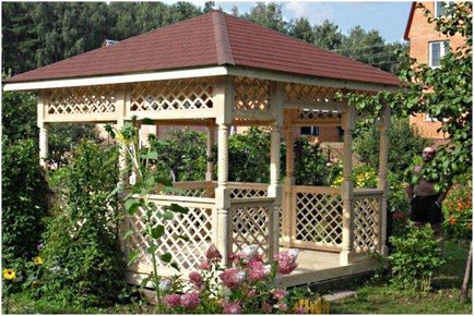 Обикновено градински мебели с ръцете си Как да се изгради и да направи етапите на изграждане на летни къщи в страната,