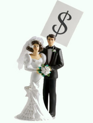 Разумен икономика на сватба - как да се намалят разходите за сватбени