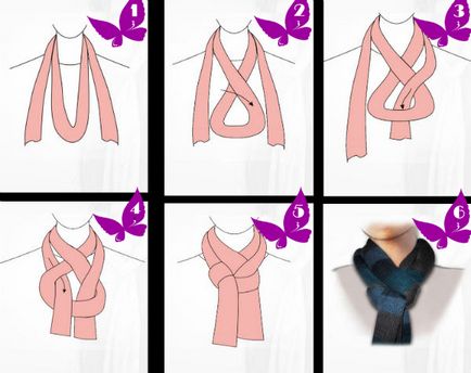 Препоръки модата как да вратовръзка шал женски