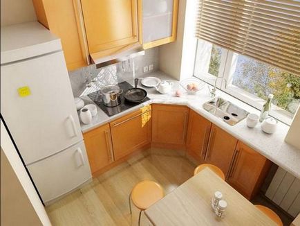 Ремонт в кухнята в снимката като Хрушчов да направят свои ръце, кухненски реновирана, малки вариации (ремонт на Хрушчов в кухнята снимката) Ремонт в кухнята в снимката като Хрушчов да направят свои ръце, кухненски реновирана, малки вариации