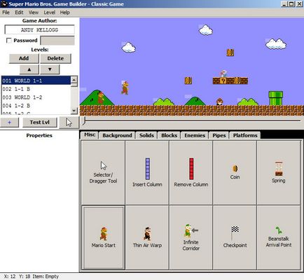 Изтегляне Марио конте с компютър - безплатна игра с ниво редактор