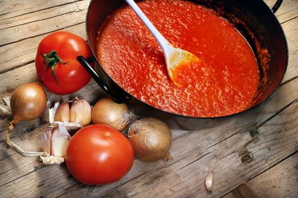 Доматен сос - доматен сос рецепта - как да се подготви правилно