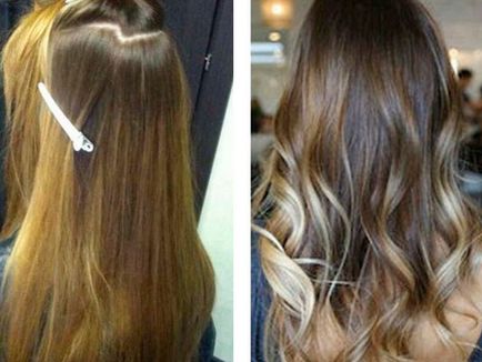 Тонизираща коса у дома, преди и след