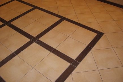 Полагане плочки на пода с ръце подробни инструкции