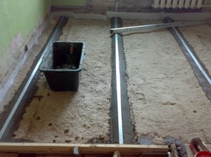 Инсталиране маяци за подове - да се научи да стои правилно