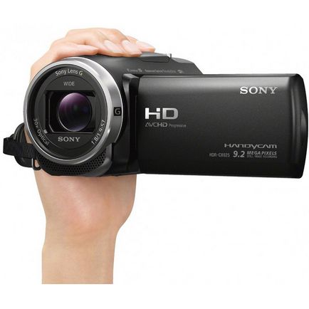 Handycam® cx625 видеокамера с матрица Exmor CMOS r® HDR-cx625 (реклама), за снимката