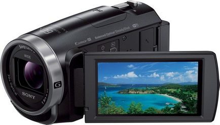 Handycam® cx625 видеокамера с матрица Exmor CMOS r® HDR-cx625 (реклама), за снимката