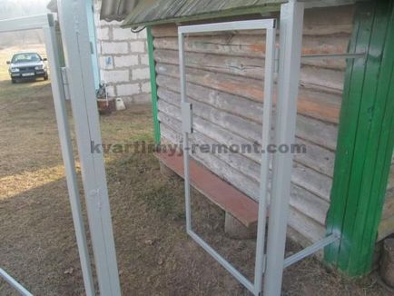 Портата на велпапе с ръцете си (как да се летящи врати) Портата на велпапе със собствените си ръце