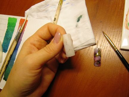 Арт живопис ноктите у дома - маникюр у дома