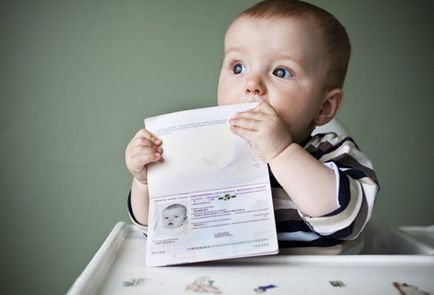 А паспорт за дете под една година нюанси на съставяне на документ