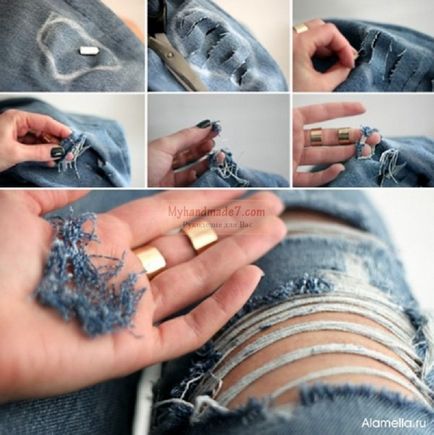 Как да украсят си дънки