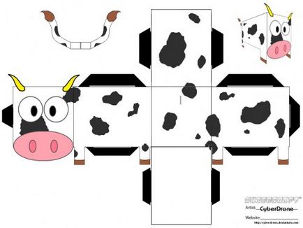 Рисуване за деца крава