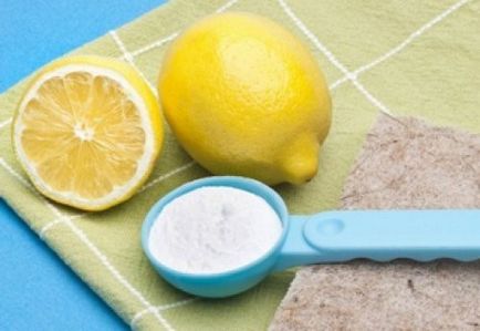 Лимон и сода за избелване на зъбите